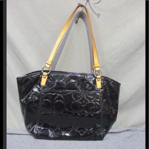 Patent Leather Coach Handbag